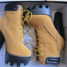 Women's Camel High Heels Platform Shoes Lace Ups Ankle Boots WILD DIVA 7.5US