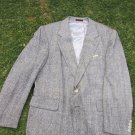 COURTENAY Black White Stripe Blazer Jacket Men's Sport Coat Suite Coat S-42