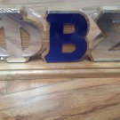 Phi Beta Sigma Wood Desktop Letters Divine 9 Office Decor Plaque