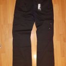 Black Cargo Pants Classic Fit Black Cotton Cargo Pants bottoms 32Wx32L