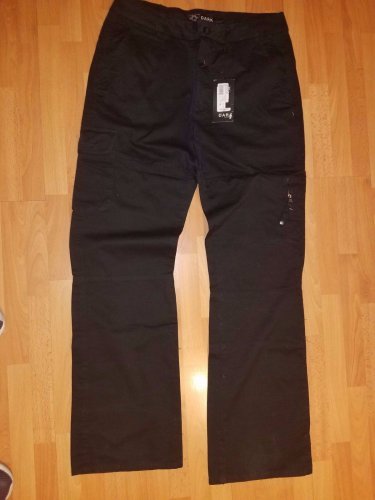 Black Cargo Pants Classic Fit Black Cotton Cargo Pants bottoms 32Wx32L