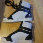 BLAC LABEL HIGH TOP SNEAKERS BLACK WHITE HIGH ANKLE TENNIS SHOE SNEAKER 8.5