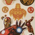 Marvel Avengers Iron Man Temporary Tattoos MARVEL COMICS LARGE TATTOOS 10PC