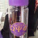 Omega Psi Phi Fraternity Water bottle Divine 9 Jug Jar 16 oz Drink Container