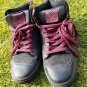 Rocawear Black High top boots Men's black Leather canvas sneaker boots 13US