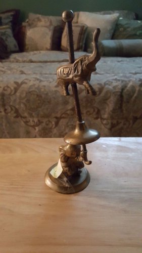 Elephant with Calf Figurine Miniature Figure Elephant Decorative Figure #45