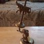 Elephant with Calf Figurine Miniature Figure Elephant Decorative Figure #45