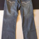 MENS STRAIGHT LEG BLUE DENIM JEAN PANTS BLUE DENIM STRAIGHT LEG JEANS 30WX32L