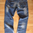 BLUE DENIM JEAN PANTS HIGH END RELAX FIT BLUE DENIM JEAN PANTS 44Wx33L