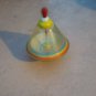 Vintage OHIO ART WINNIE THE POOH DISNEY SPINNING TOP WOOD HANDLE