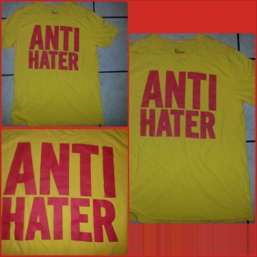 Anti-Hater NO HATERS Short sleeve T shirt  No Play Hata T-shirt short sleeve T M