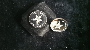 MONA VIE STAR 1000 PIN SILVER PEN SET MONA VIE COLLECTIBLE PENS