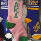 Alpha Kappa Alpha Sorority Socks Divine 9 Ivy League AKA Socks Pink