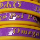 Omega Psi Phi Fraternity Silicone Bracelet Que Dog SOBAT 1911 Omega Psi Phi