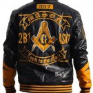 Freemason Masonic Fraternity Jacket polyurethane Freemason Coat  2B1ASK1 Jacket
