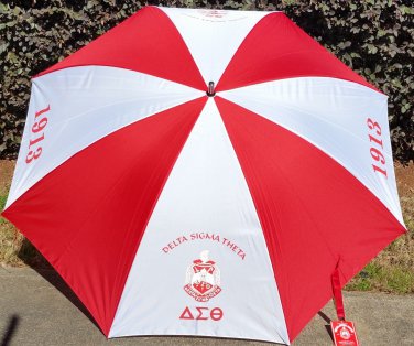 Delta Sigma Theta Sorority  Umbrella Compact Rain Portable Long Umbrella #2