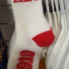 DELTA SIGMA THETA SORORITY SOCKS DELTA DIVA WHITE SOCKS