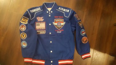 Tuskegee Airmen Jacket 332 RED TAILS US AIR FORCE SPITFIRE FLIGHT JACKET XL