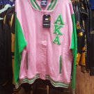 ALPHA KAPPA ALPHA LONG SLEEVE FLEECE JACKET AKA IVY LEAGUE JACKET 1908