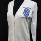 ZETA PHI BETA SORORITY CARDIGAN SWEATER WHITE SORORITY CARDIGAN SWEATER 1920