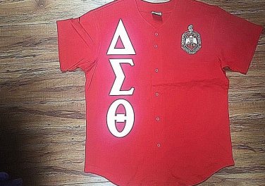 DELTA SIGMA THETA SORORITY BASEBALL JERSEY DELTA DIVA BASEBALL JERSEY 2XL