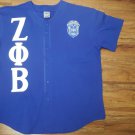 ZETA PHI BETA SORORITY BASEBALL JERSEY  ZETA PHI BETA BLUE BASEBALL JERSEY #1