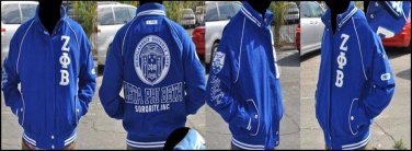 Zeta Phi Beta Sorority Jacket Blue Zeta Letterman Jacket Coat 19120 Z-Phi-B