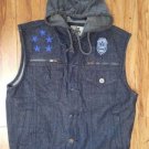 Zeta Phi Beta Sorority Vest Jacket Zeta Phi Beta Denim Jean Vest Hoodie Jacket
