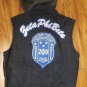Zeta Phi Beta Sorority Vest Jacket Zeta Phi Beta Denim Jean Vest Hoodie Jacket