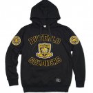 BUFFALO SOLDIER Gold Black Hoodie Jacket US ARMY Pullover Hoody Jacket 1866 MD