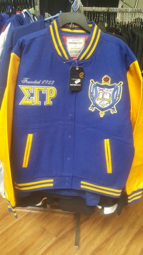 SIGMA GAMMA RHO SORORITY VARSITY JACKET S-G-RHO Wool Letterman Jacket 1922