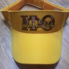 IOTA PHI THETA FRATERNITY SUN VISOR HAT GOLD BROWN IOTA SUN VISOR 1968