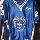 ZETA PHI BETA SORORITY FOOTBALL JERSEY  ZETA PHI BETA BLUE BLING JERSEY