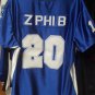 ZETA PHI BETA SORORITY FOOTBALL JERSEY ZETA PHI BETA BLUE BLING JERSEY