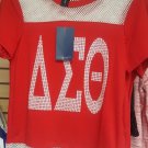 DELTA DIVA DELTA SIGMA THETA Short sleeve T-shirt 1913 Red Mesh Delta Diva Top