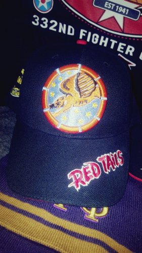 TUSKEGEE AIRMAN  BASEBALL CAP TUSKEGEE AIRMEN RED TAIL HAT USA AIR FORCE #2