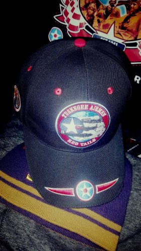 TUSKEGEE AIRMAN  BASEBALL CAP TUSKEGEE AIRMEN RED TAIL HAT USA AIR FORCE #5