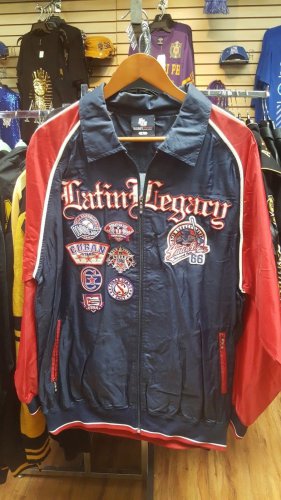Negro League Baseball Commemorative Track Jacket Latin Legends baseball Jacket