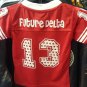 Future Delta Diva Football Jerseys Red White Kids Future Delta football Jersey
