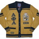 ALPHA PHI ALPHA FRATERNITY CARDIGAN SWEATER 1906 ICE COLD ICE ICE BABY SWEATER