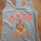 DELTA SIGMA THETA SORORITY TANK TOP GRAY DELTA DIVA TANK TOP FORTITUDE 1913 #2