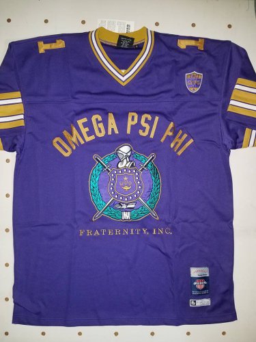 Omega Psi Phi Fraternity football jersey Purple Omega Psi Phi  jersey Q-DOG