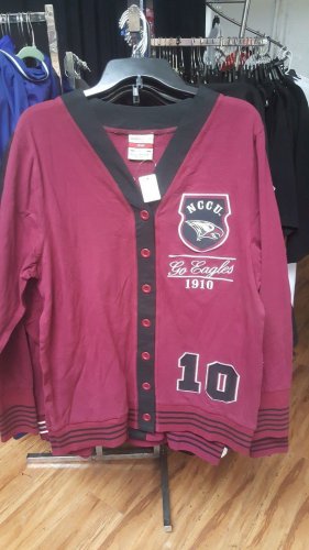 North Carolina Central University  Cardigan Sweater HBCU Cardigan sweater