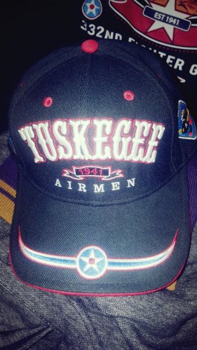 TUSKEGEE AIRMAN  BASEBALL CAP TUSKEGEE AIRMEN RED TAIL HAT USA AIR FORCE #1