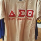 DELTA SIGMA THETA SORORITY  T-shirt 1913 Khaki Delta Diva Crossing T-shirt