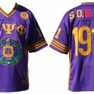 Omega Psi Phi Purple Fraternity football jersey Q-Dog Omega Jersey 1911 SOBAT