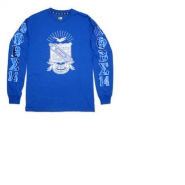PHI BETA SIGMA FRATERNITY LONG SLEEVE T-SHIRT PHI BETA SIGMA FRATERNITY SHIRT