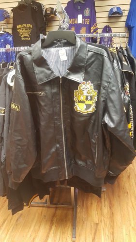 Alpha Phi Alpha Fraternity Jacket polyurethane 1906 Manly Deeds Frat Jacket 1906