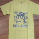 SIGMA GAMMA RHO SORORITY T-SHIRT ALL WERE CREATED EQUAL UNTIL 1922 S-GRHO Tee