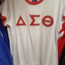 DELTA SIGMA THETA SORORITY  T-shirt 1913 White Delta Diva Red Ring T-shirt